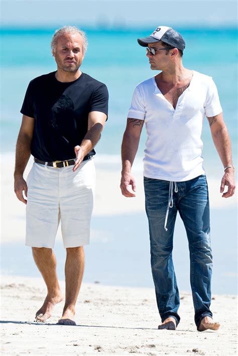 Ricky Martin and gianni Versace